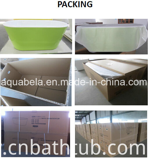 CE/Cupc Approved Acrylic Freestanding Hot Tub Bathtub (JL626)